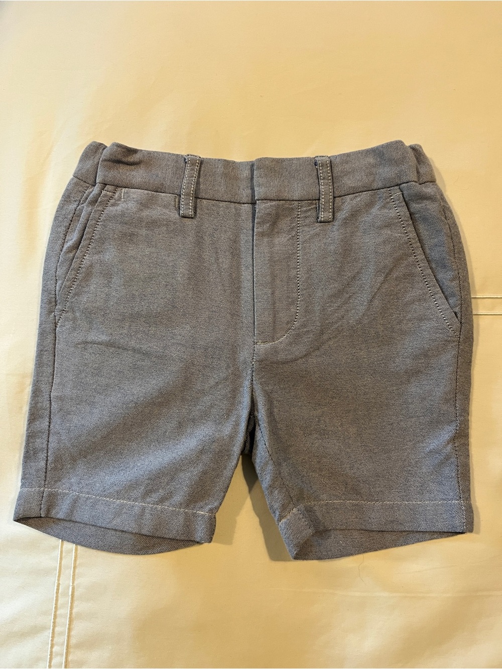 Crewcuts Light Blue Boys' Shorts - Soft Chambray Waistband